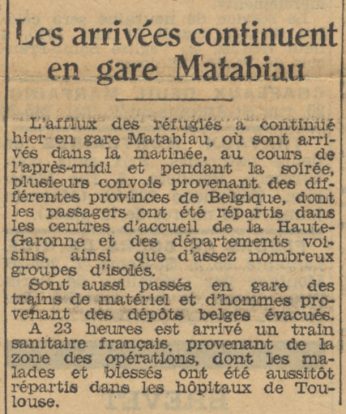 Les arrivées continuent en gare Matabiau