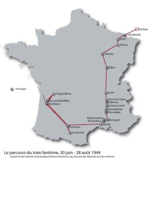 L’itinéraire emprunté par le « Train fantôme »