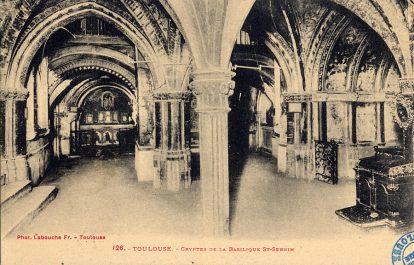 126. Toulouse. Cryptes de la basilique Saint-Sernin