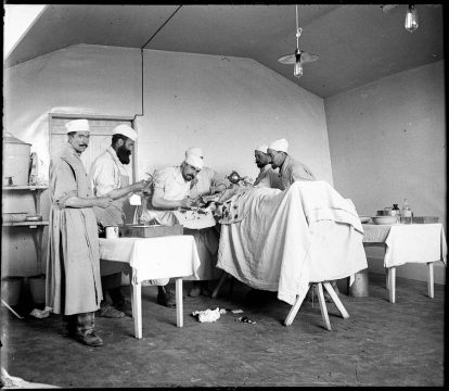 Cuperly. HOE [hôpital d&rsquo;évacuation]. Salle d&rsquo;opération. M. Séjournet