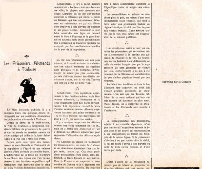 « Article supprimé par la censure »