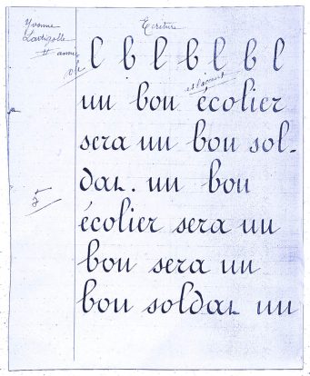 « Un bon écolier sera un bon soldat »