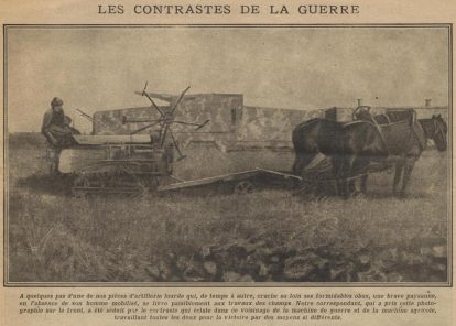 « Les contrastes de la guerre »