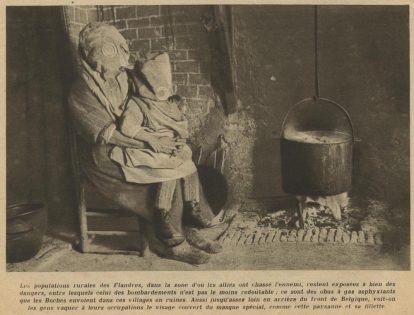 « Les effets des bombardements boches »