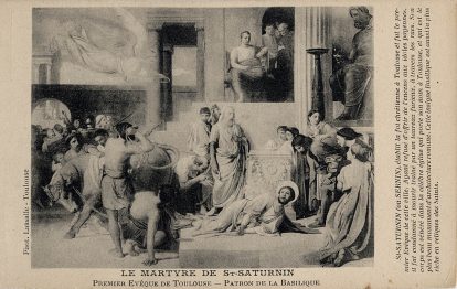 Martyre de saint Saturnin.