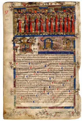 Début du premier livre des histoires de Toulouse.