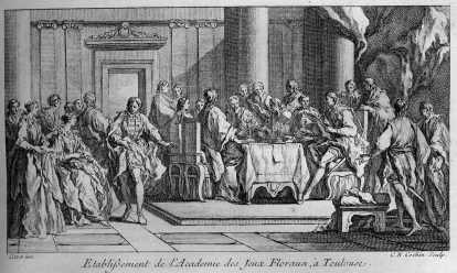 Création des jeux floraux.