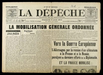 La mobilisation générale ordonnée.