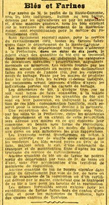 Blés et farines.