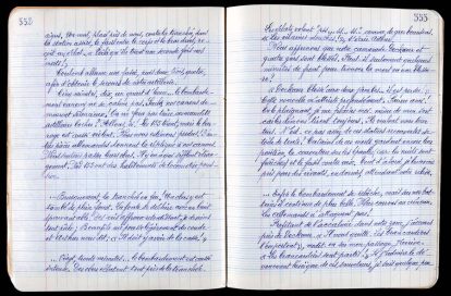 […Tout à coup…nos morts…]