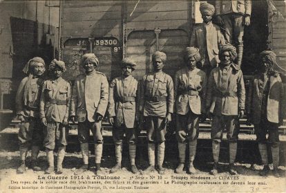 « Cipayes. Des types de la noble race des brahmanes, des fakirs et des guerriers ».