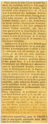 « La ligue socialiste »