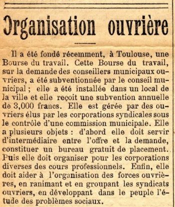« Organisation ouvrière »